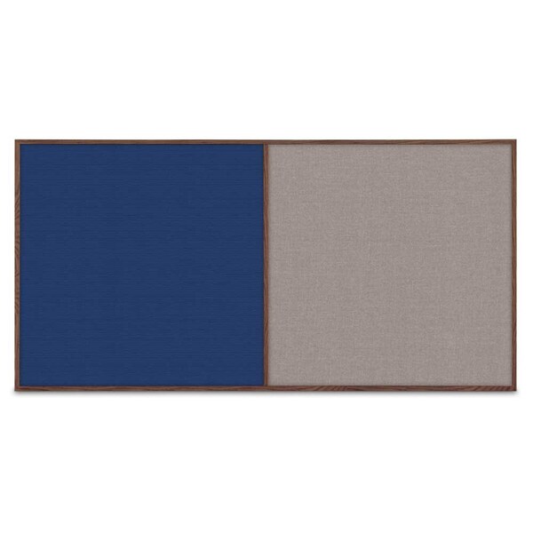 Enclosed Corkboard, 3 Door, 96"x48", 4" Fra